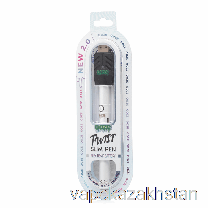 Vape Smoke Ooze Slim Twist Pen 2.0 Flex Temp Battery Polar Pearl